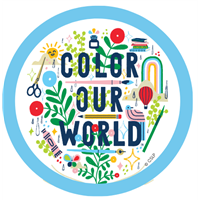 Teen Color Our World (13-17 Yrs) Registration Badge